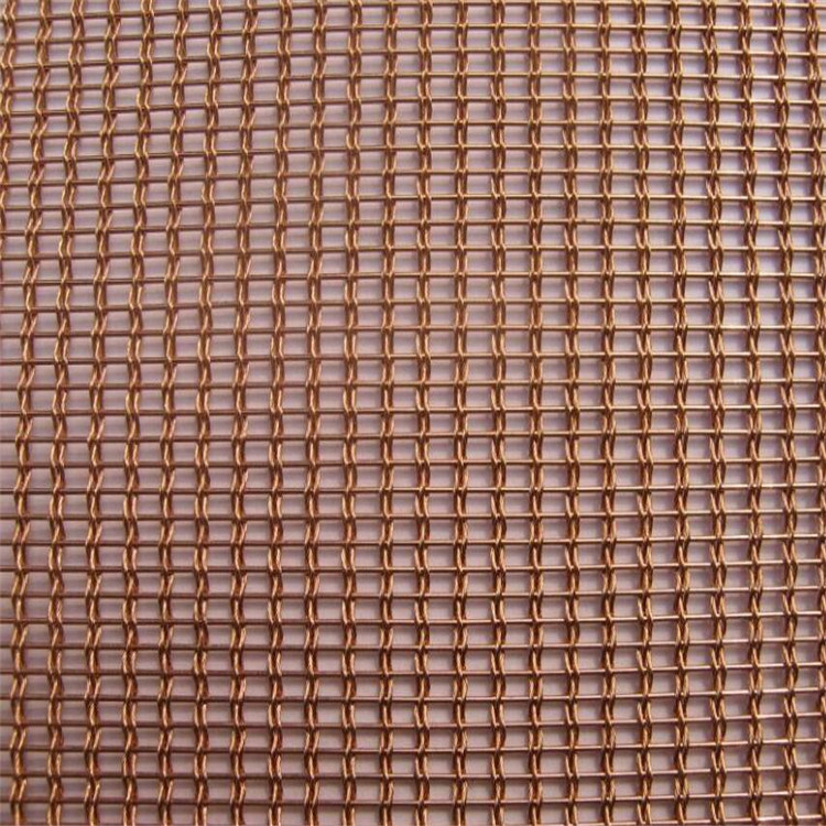 Malla de arame decorativa de cobre