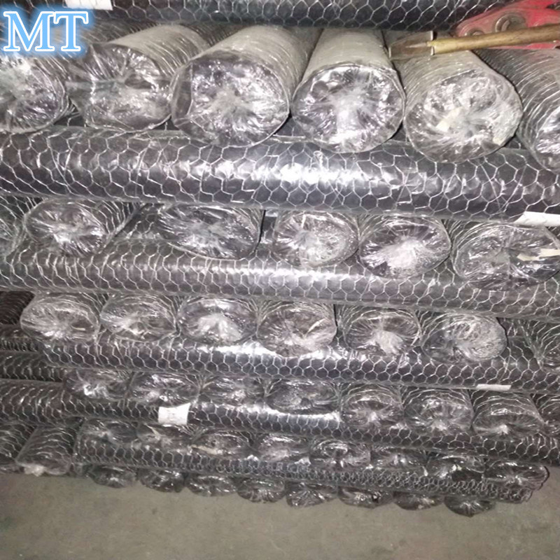 PVC Yashizwe hejuru ya Hexagonal Wire Netting Inkoko Mesh