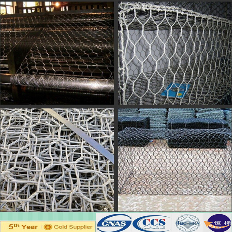 Anping ထုတ်လုပ်ရေး Rock Filled Gabion Baskets (XA-GM015)