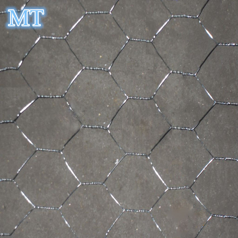 Malla de galiña hexagonal galvanizada revestida de PVC