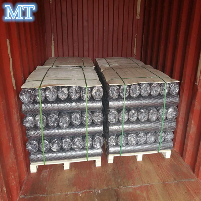 PVC mkpuchi galvanized hexagonal waya ịkpa nkata ọkụkọ