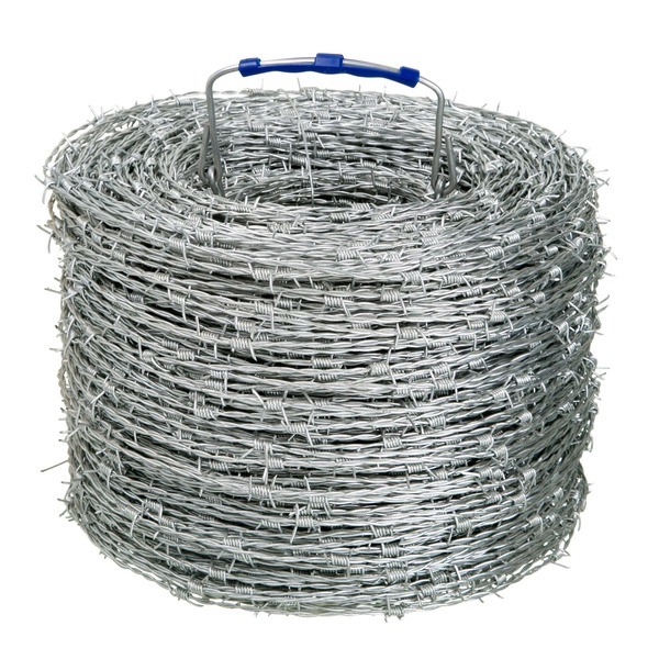 Waya Barbed Galvanized na-ekpo ọkụ 25kgs/ mpịakọta