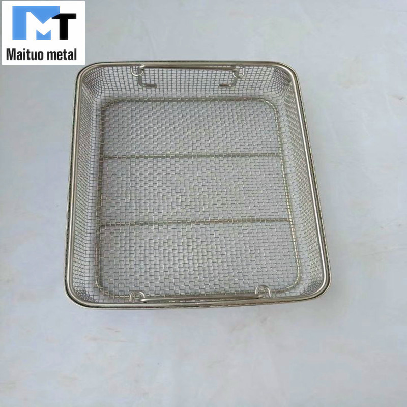 Fried or Barbecued Stainless Steel Basket