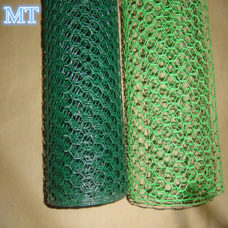 PVC Beschichtete Galvanized sechseckegen Drot Netting Poulet Mesh gemaach
